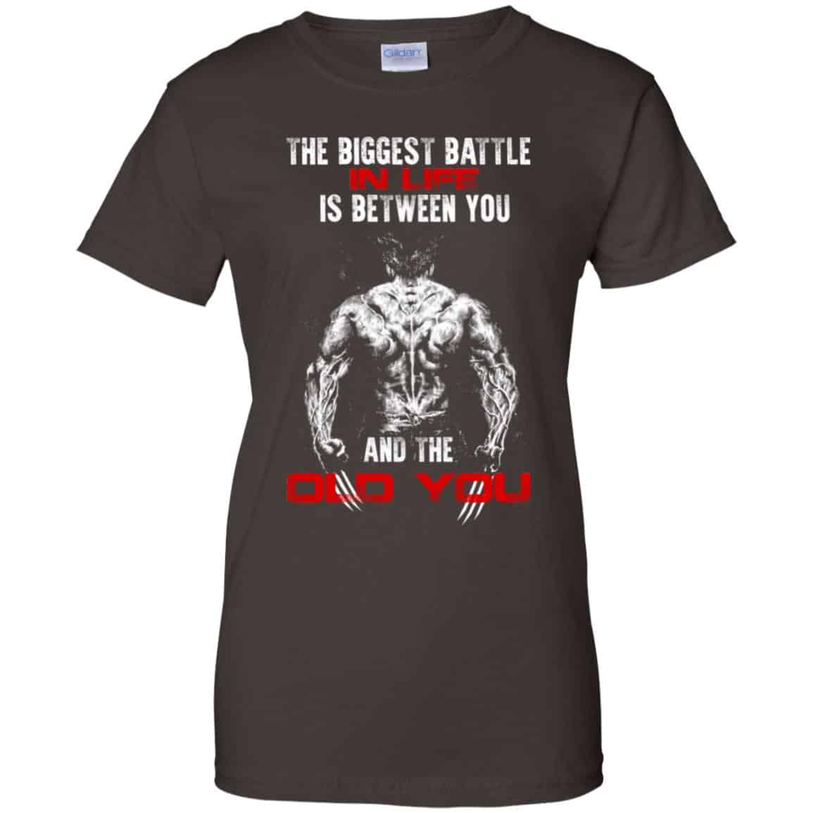 The Biggest Battle In Life Is Between You And The Old You Shirt, , Tank Unisex
