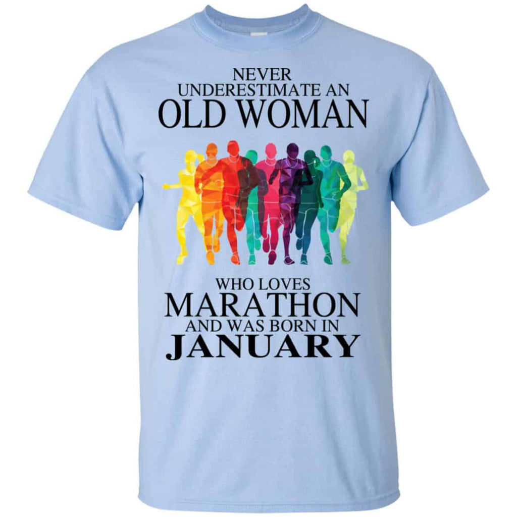 An Old Woman Who Loves Marathon And Was Born In January s, , Tank Unisex