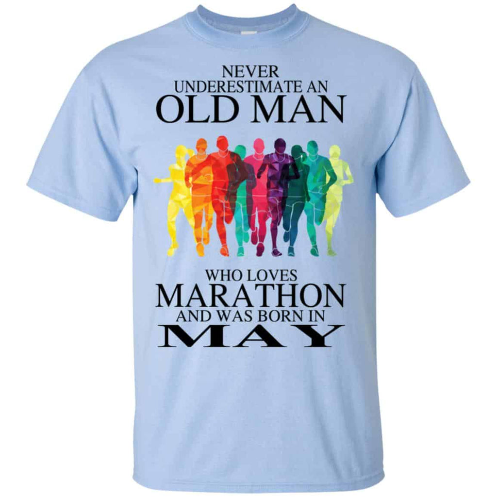 An Old Man Who Loves Marathon And Was Born In May s, , Tank Unisex