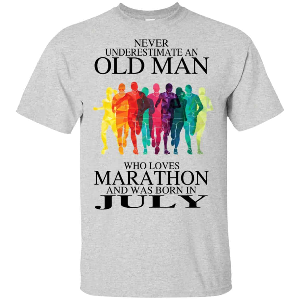 An Old Man Who Loves Marathon And Was Born In July s, , Tank Unisex
