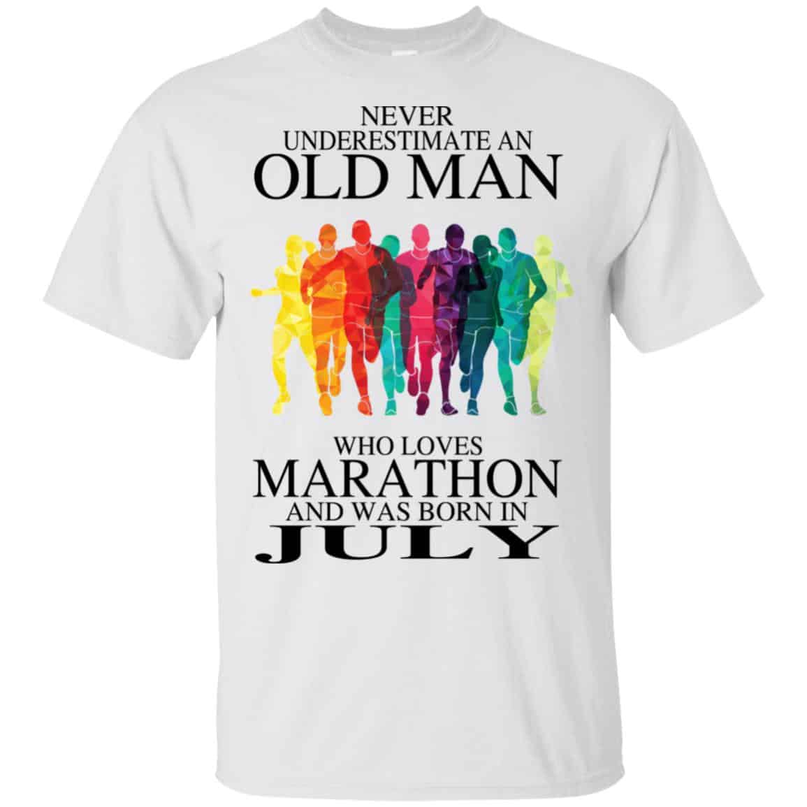 An Old Man Who Loves Marathon And Was Born In July s, , Tank Unisex