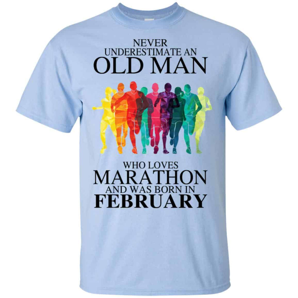An Old Man Who Loves Marathon And Was Born In February s, , Tank Unisex