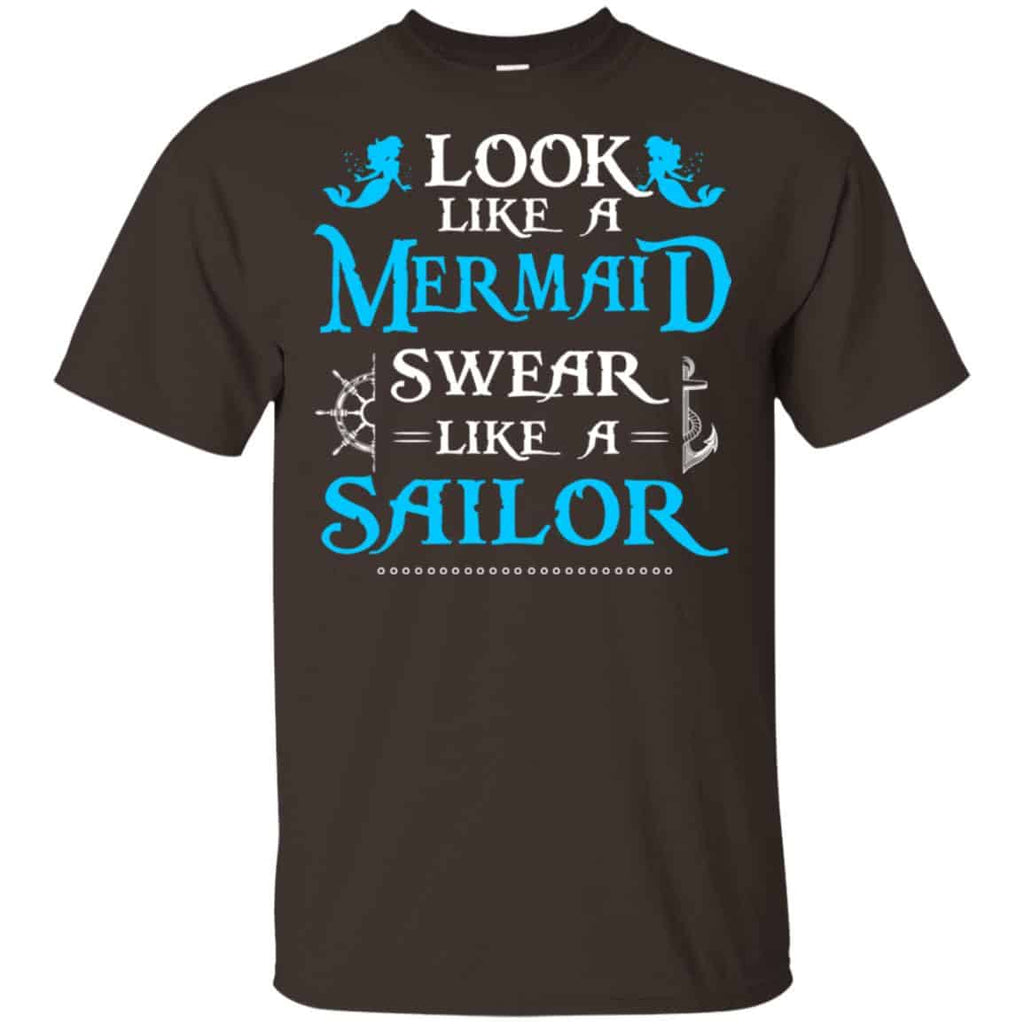 Look Like A Mermaid Swear Like A Sailor Shirt, , Tank Unisex