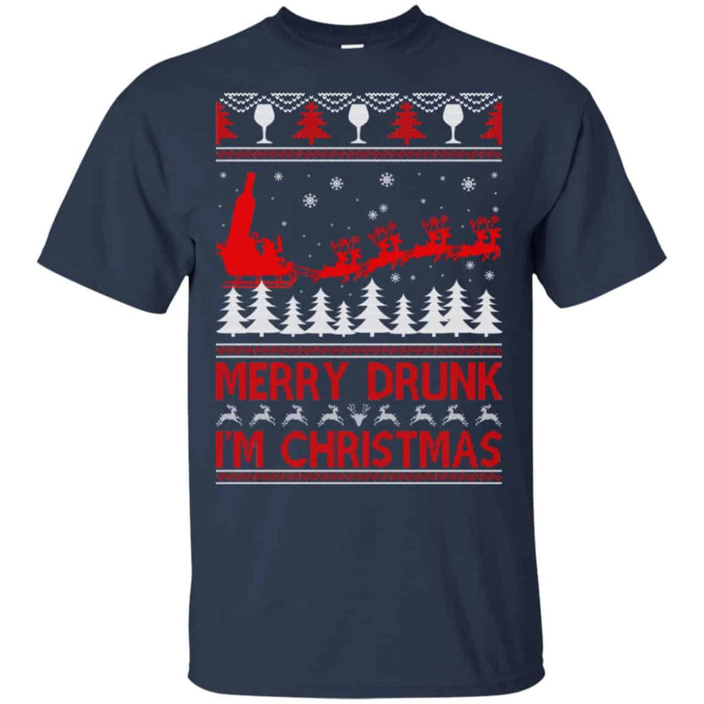 Merry Drunk I’m Christmas Sweater, s, Unisex