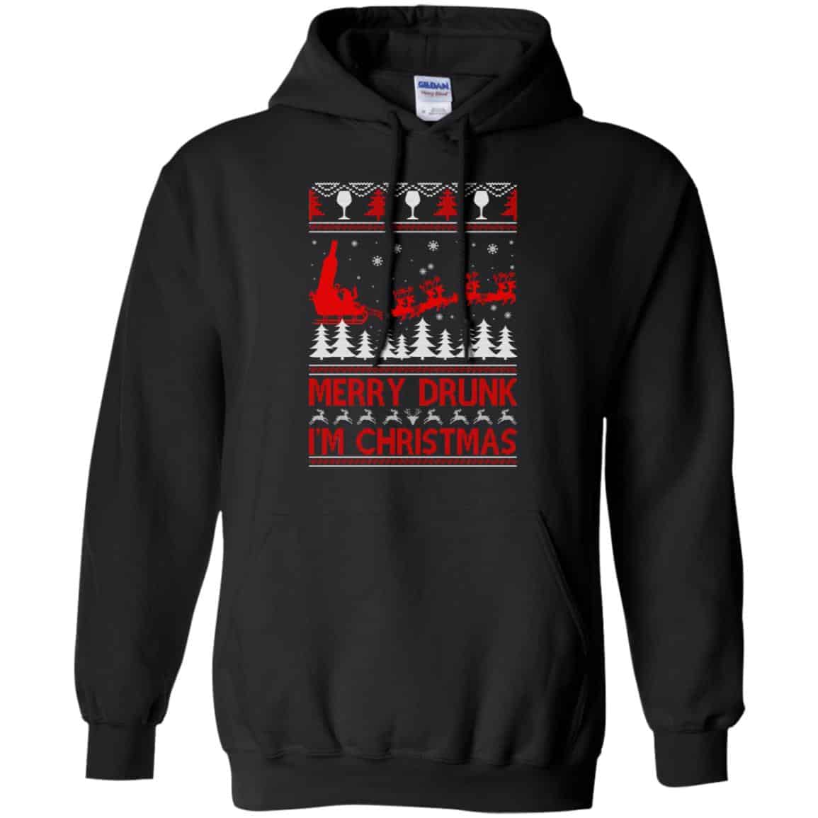 Merry Drunk I’m Christmas Sweater, s, Unisex