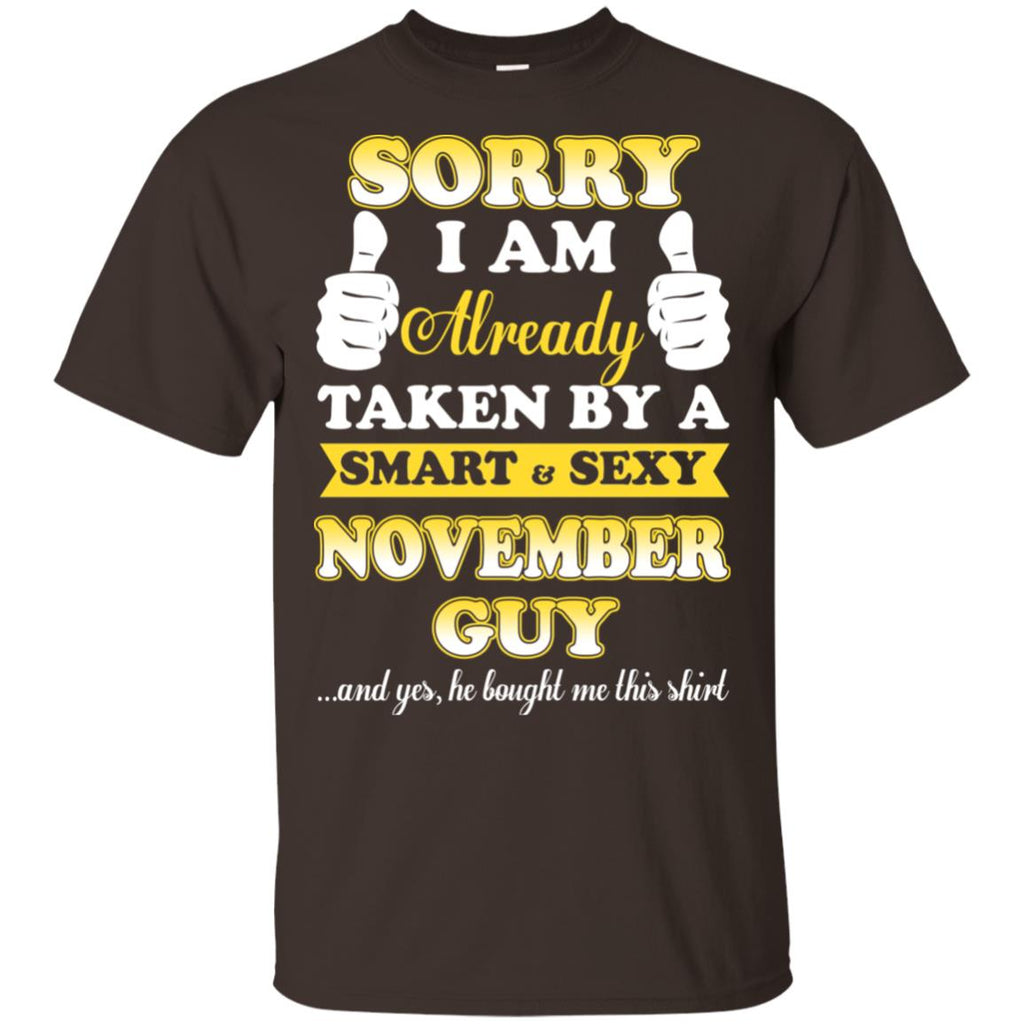 Sorry I Am Already Taken By A Smart & Sexy November Guy s, , Tank Unisex