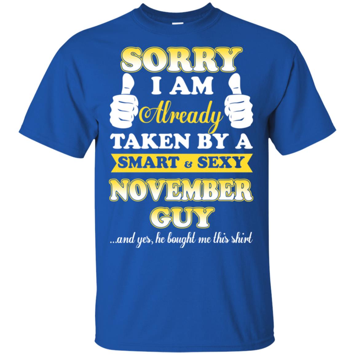 Sorry I Am Already Taken By A Smart & Sexy November Guy s, , Tank Unisex