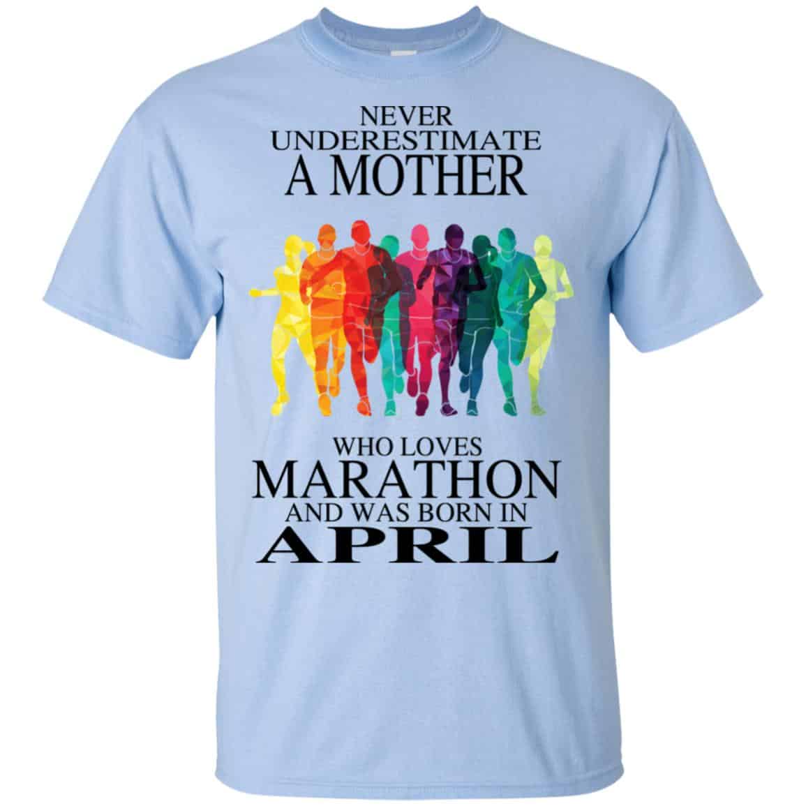 A Mother Who Loves Marathon And Was Born In April s, , Tank Unisex