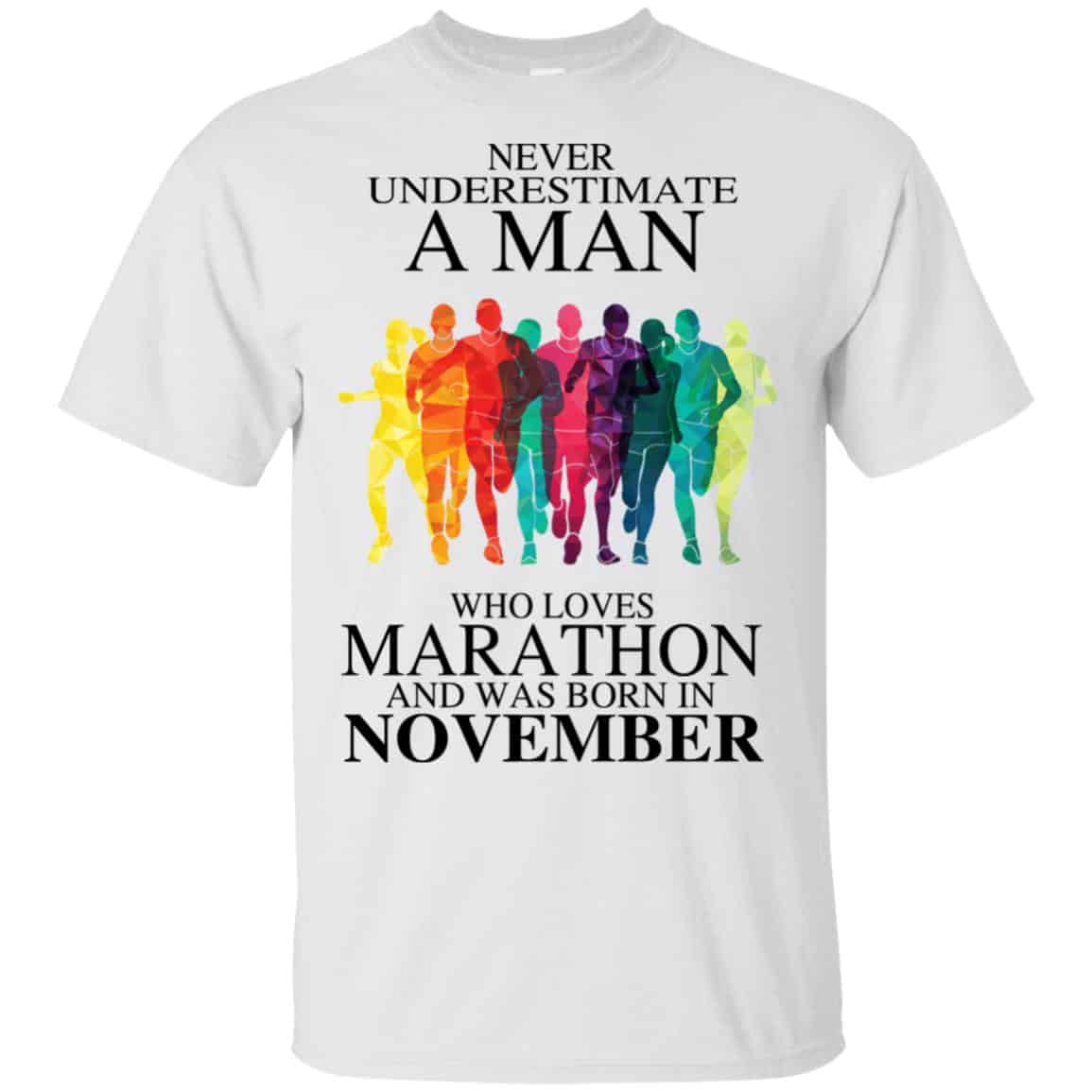 A Man Who Loves Marathon And Was Born In November s, , Tank Unisex