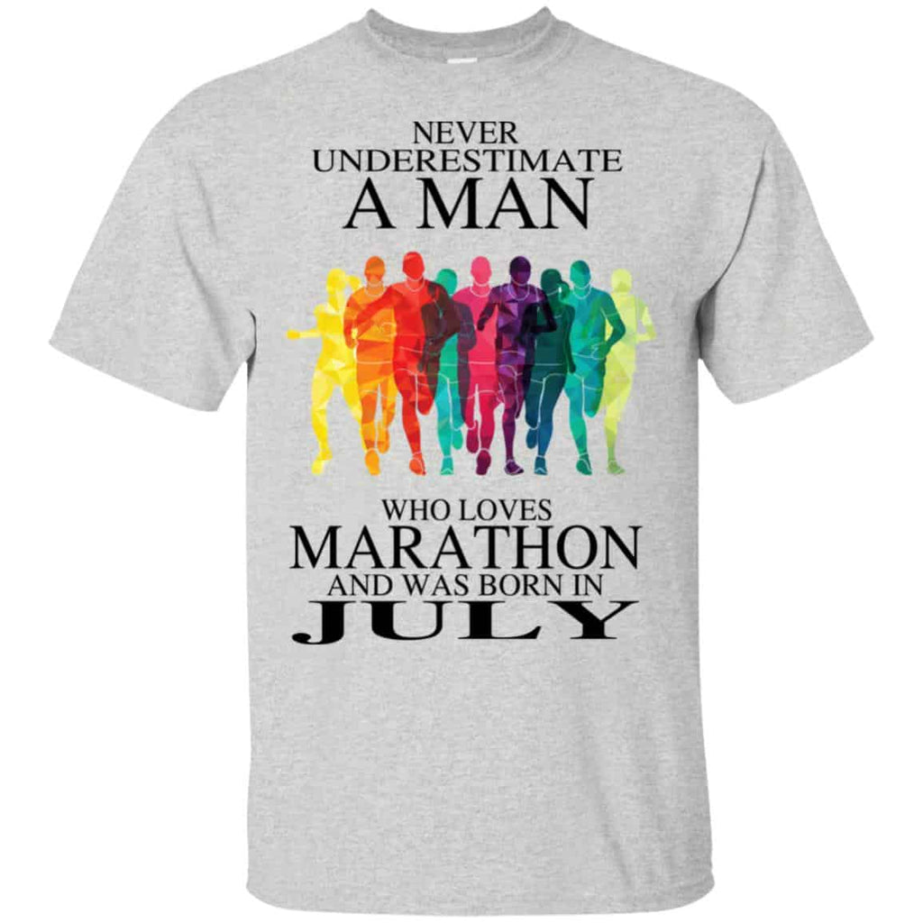 A Man Who Loves Marathon And Was Born In July s, , Tank Unisex
