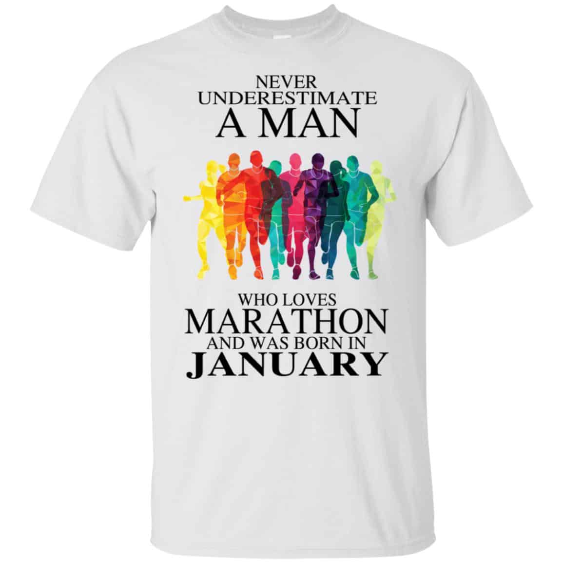 A Man Who Loves Marathon And Was Born In January s, , Tank Unisex