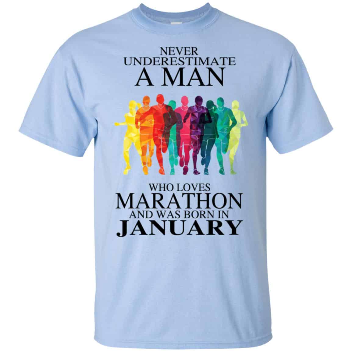 A Man Who Loves Marathon And Was Born In January s, , Tank Unisex