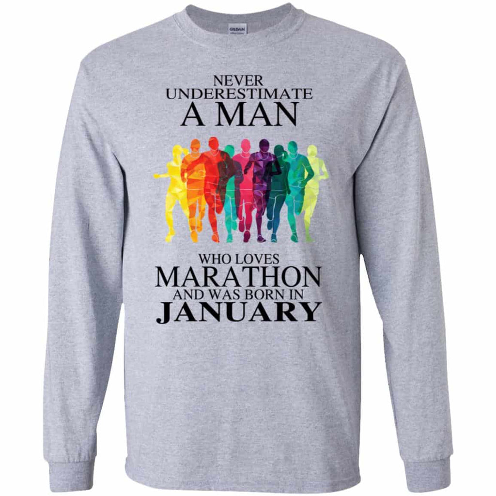 A Man Who Loves Marathon And Was Born In January s, , Tank Unisex