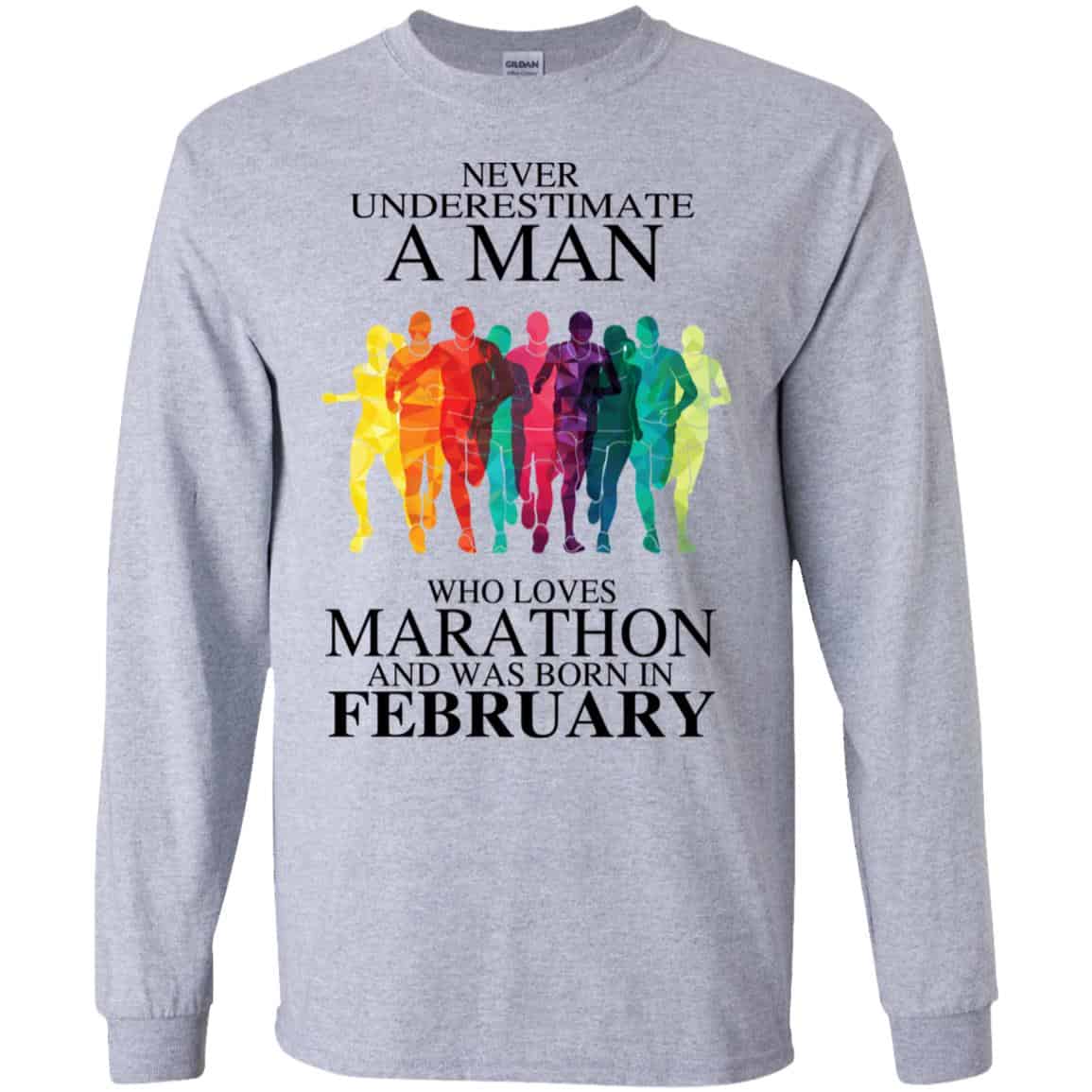 A Man Who Loves Marathon And Was Born In February s, , Tank Unisex