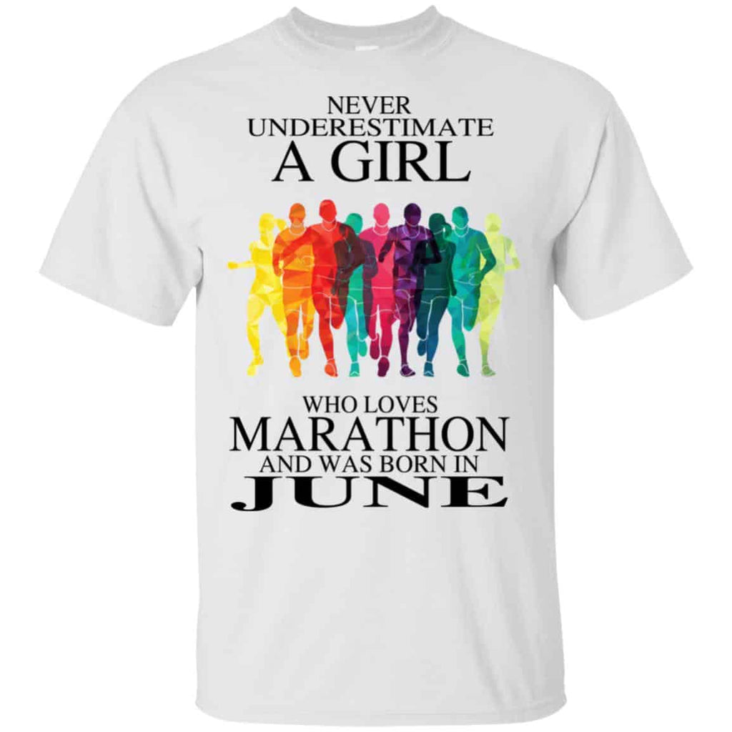 A Girl Who Loves Marathon And Was Born In June s, , Tank Unisex
