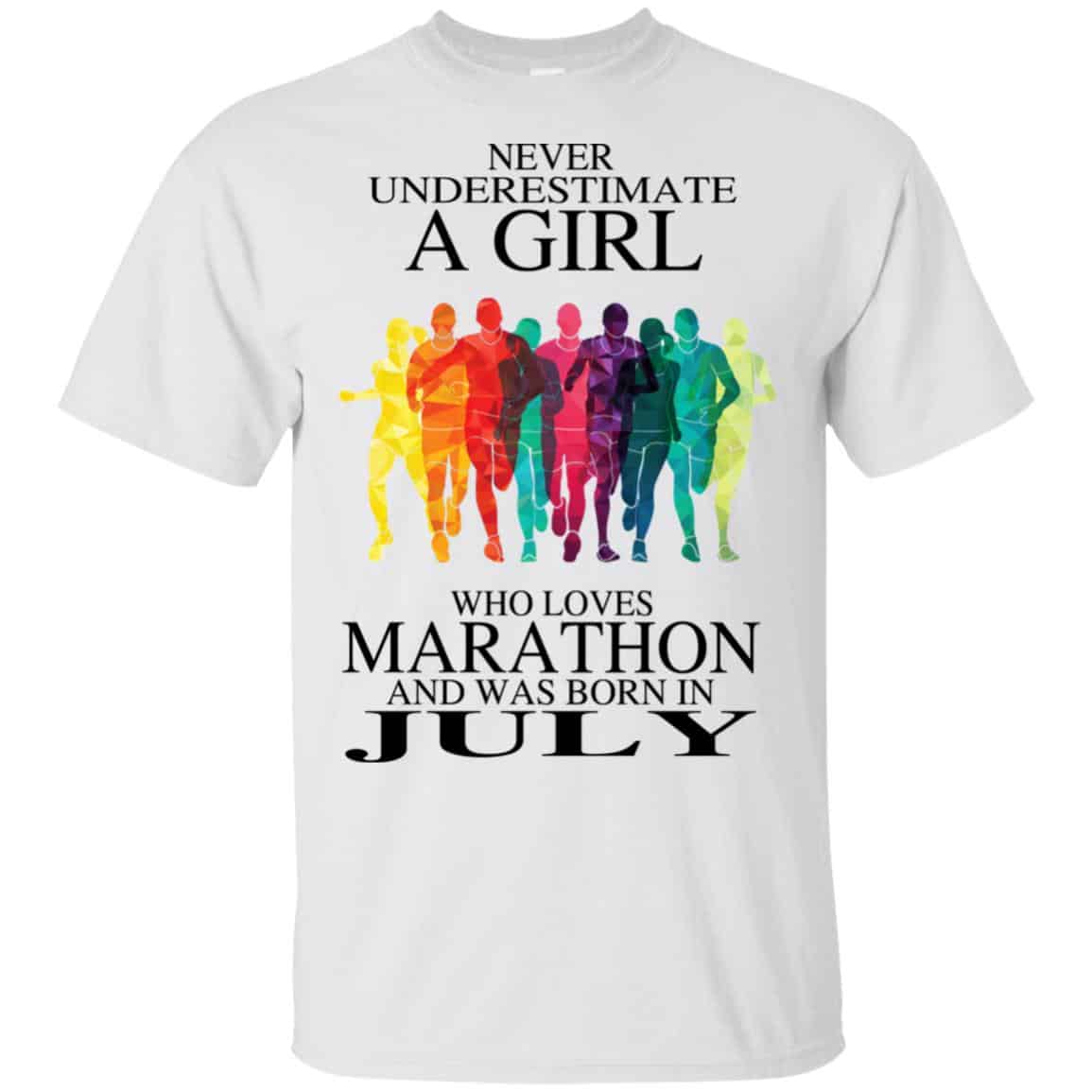 A Girl Who Loves Marathon And Was Born In July s, , Tank Unisex