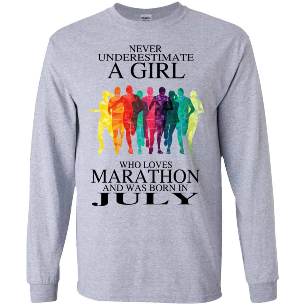 A Girl Who Loves Marathon And Was Born In July s, , Tank Unisex