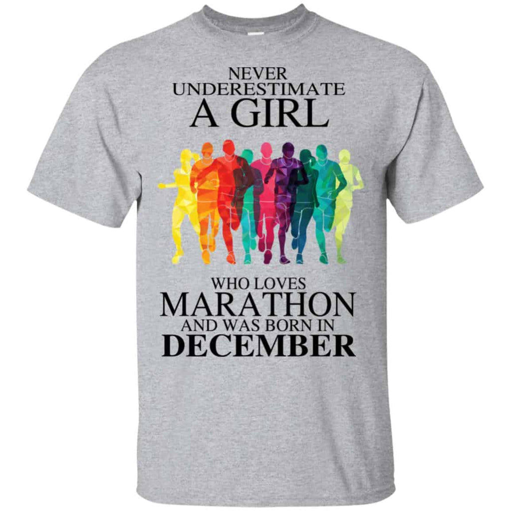 A Girl Who Loves Marathon And Was Born In December s, , Tank Unisex
