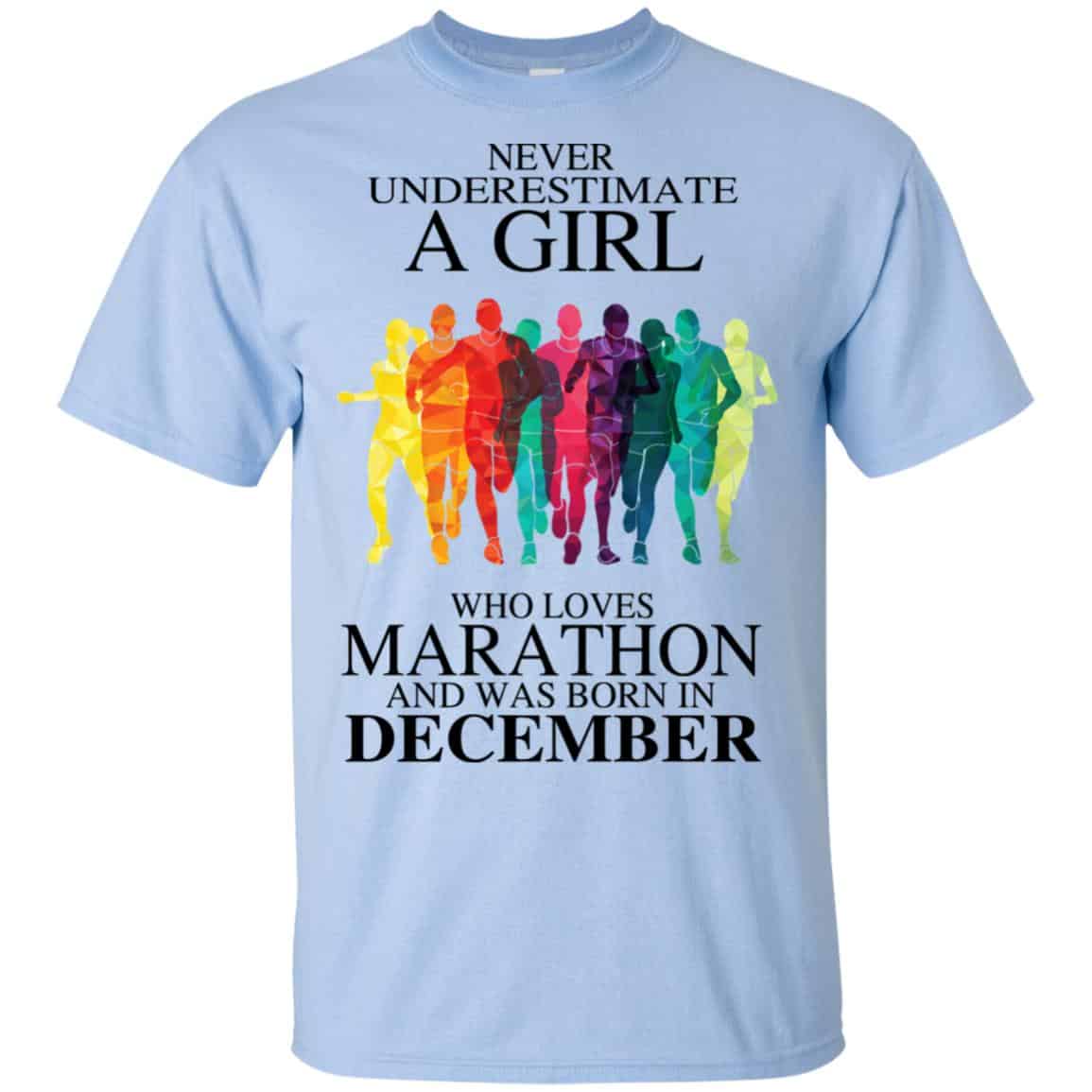 A Girl Who Loves Marathon And Was Born In December s, , Tank Unisex