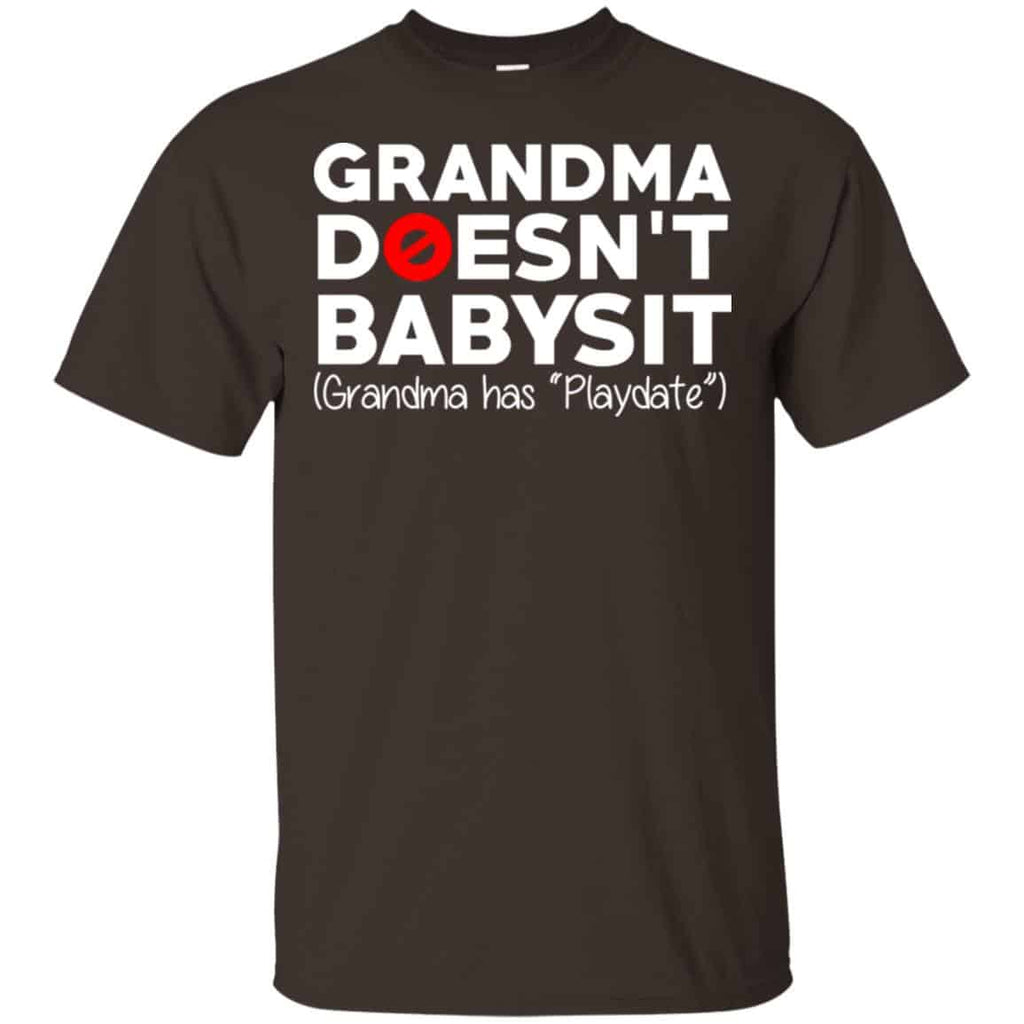 Grandma Doesn’t Babysit Grandma Has Playdate Shirt, , Tank Unisex