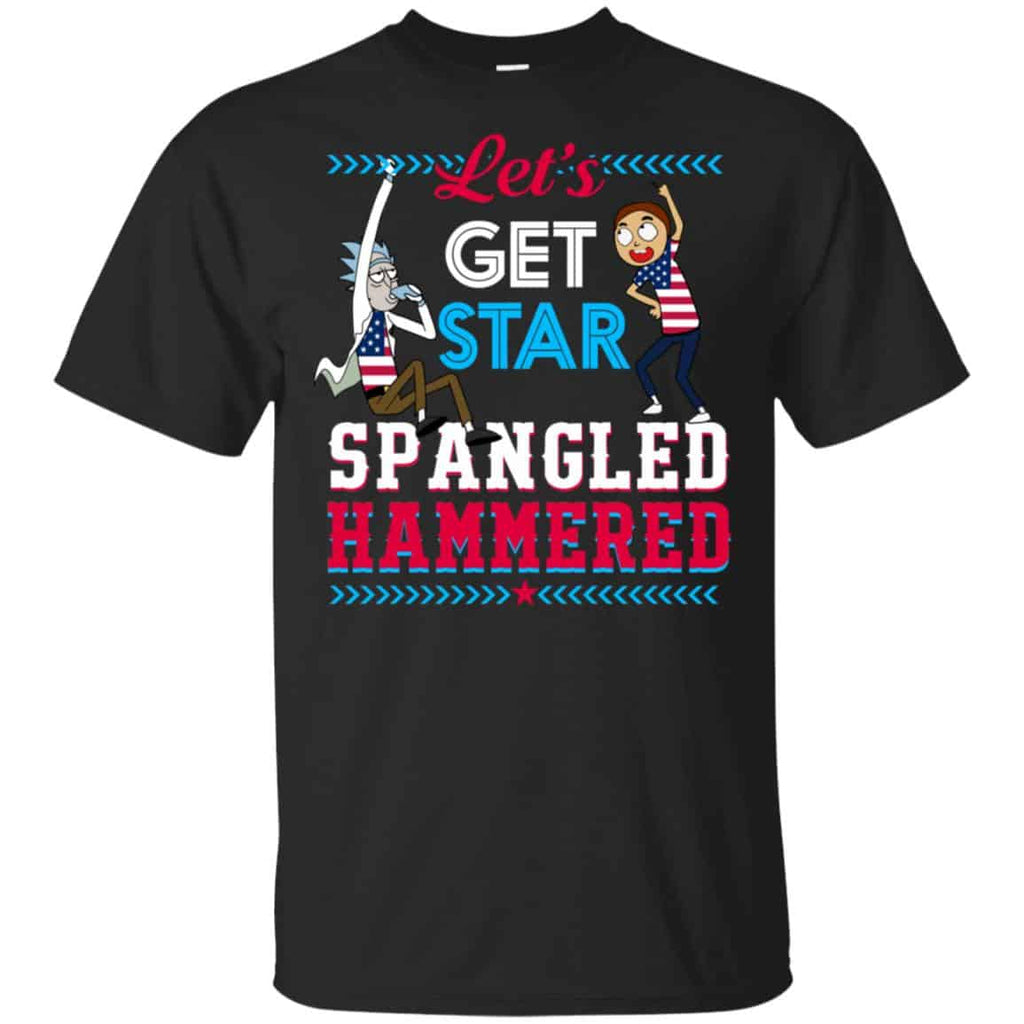 Let’s Get Star Spangled Hammered Shirt, , Tank Unisex