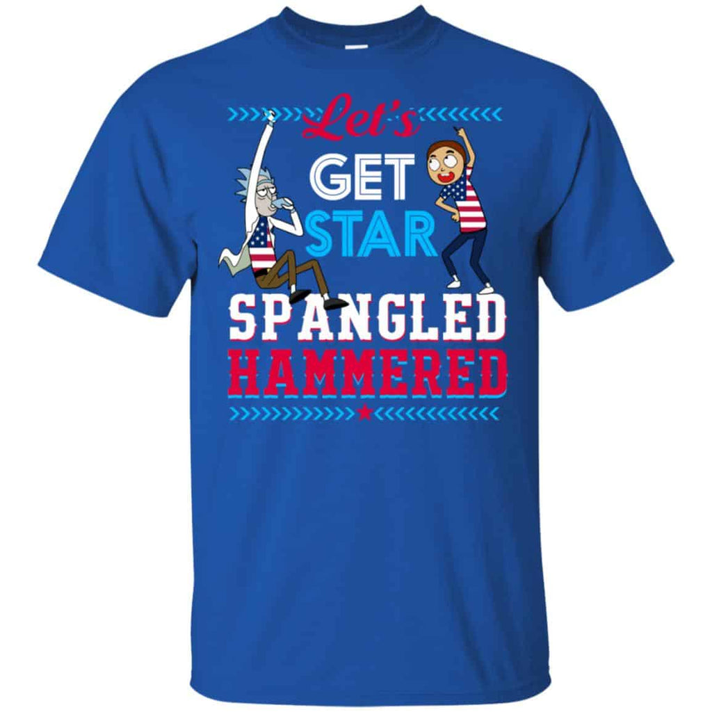 Let’s Get Star Spangled Hammered Shirt, , Tank Unisex