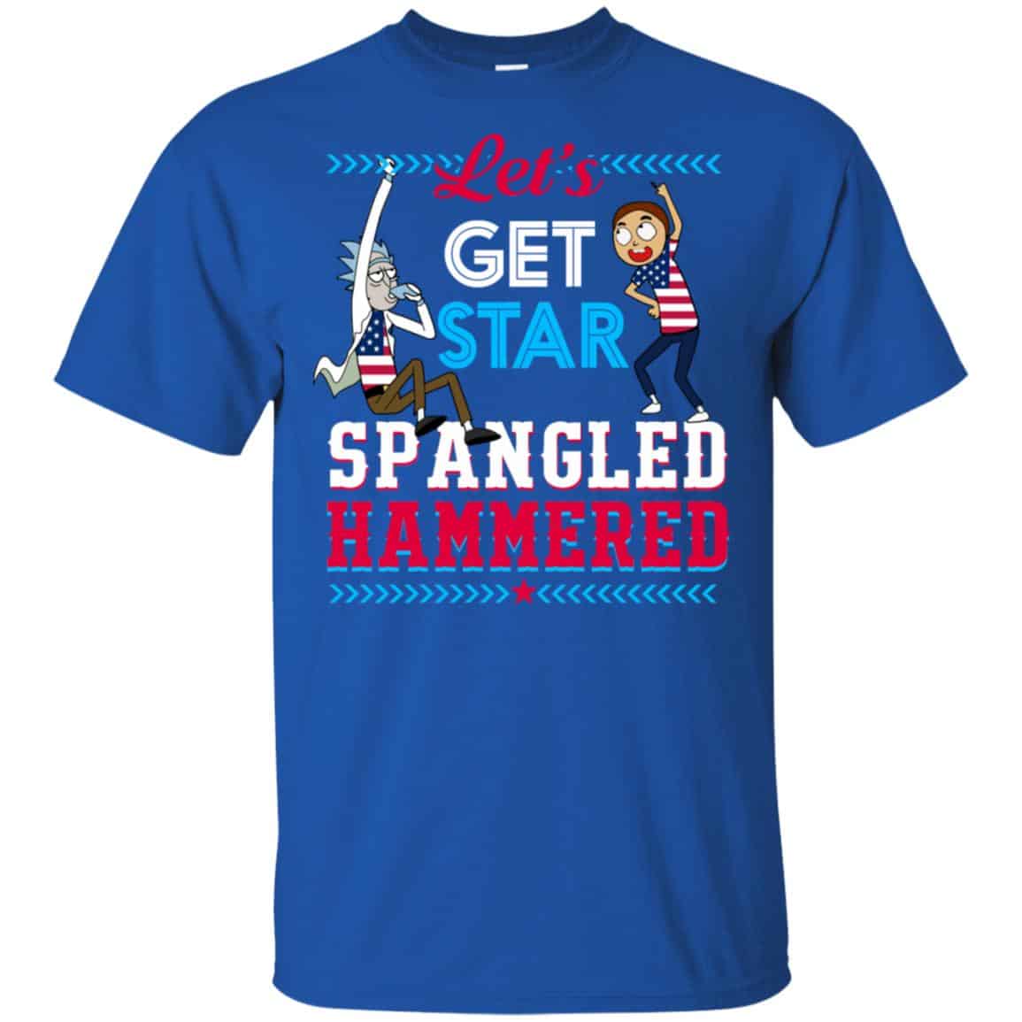 Let’s Get Star Spangled Hammered Shirt, , Tank Unisex