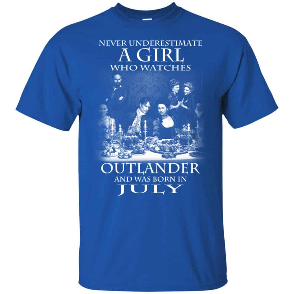 A Girl Who Watches Outlander And Was Born In July s, , Tank Unisex