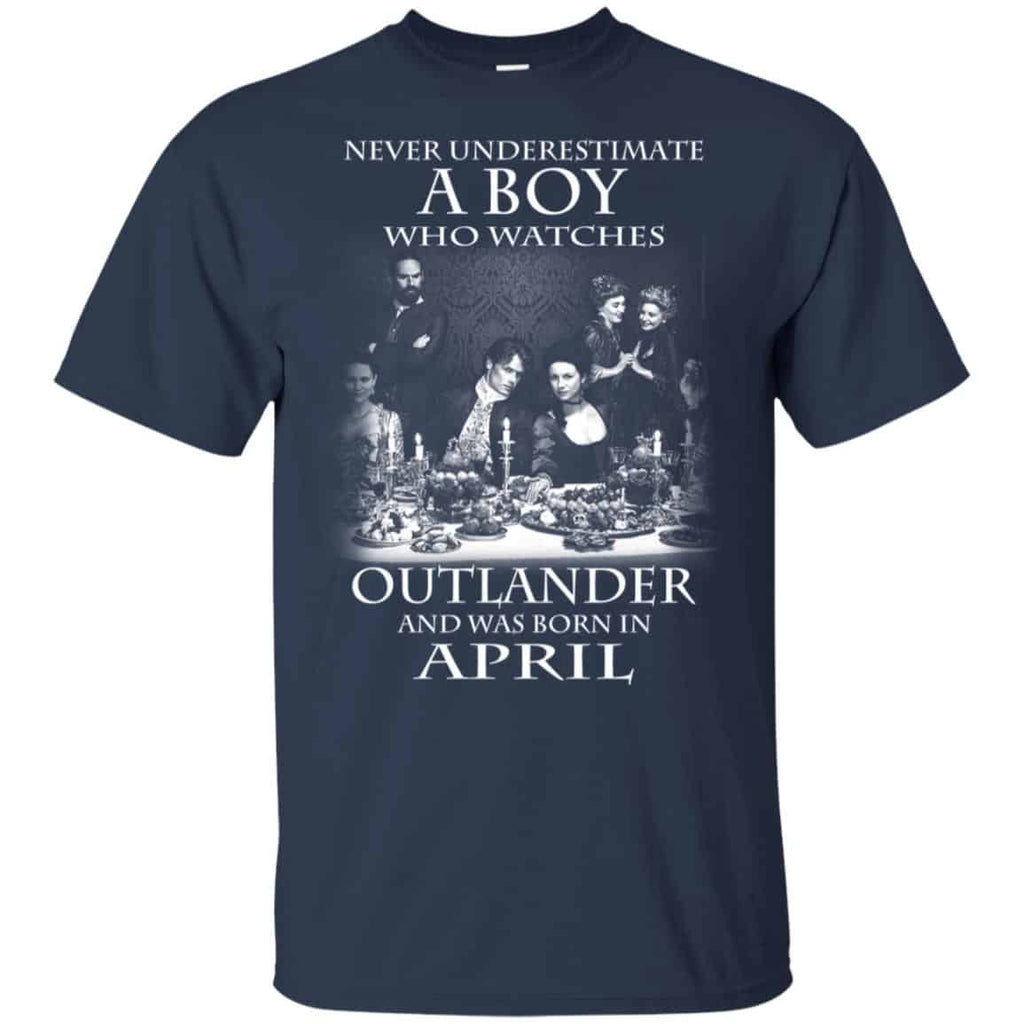 A Boy Who Watches Outlander And Was Born In April s, , Tank Unisex