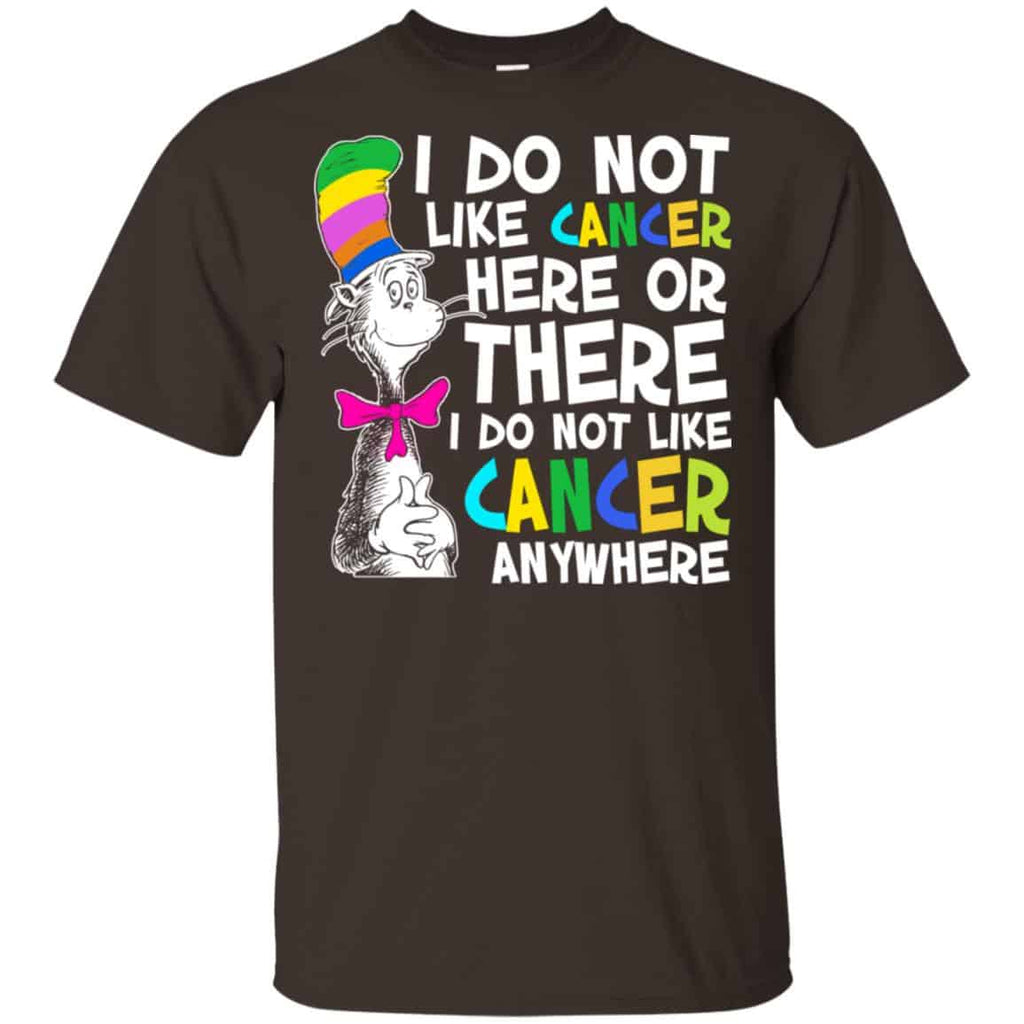 I Do Not Like Cancer Here Or There I Do Not Like Cancer Everywhere Shirt, , Tank Unisex