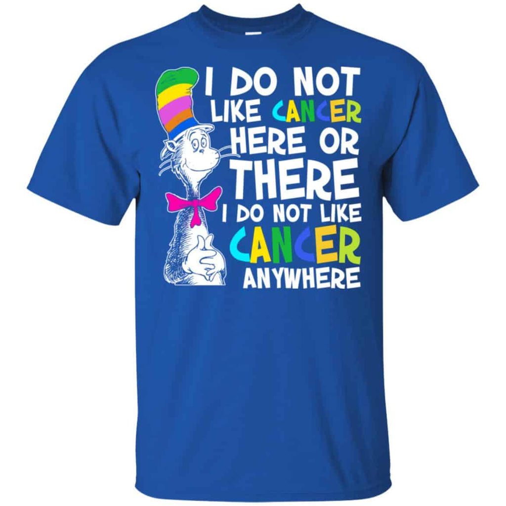 I Do Not Like Cancer Here Or There I Do Not Like Cancer Everywhere Shirt, , Tank Unisex