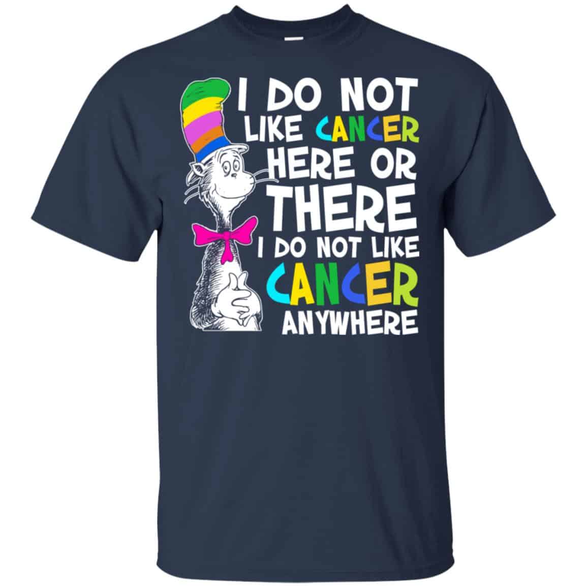 I Do Not Like Cancer Here Or There I Do Not Like Cancer Everywhere Shirt, , Tank Unisex