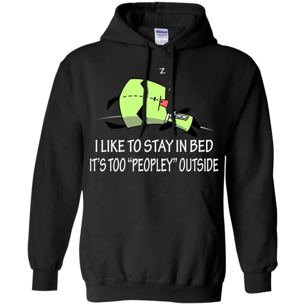 I Like To Stay In Bed It’s Too Peopley Outside Shirt, , Tank Unisex