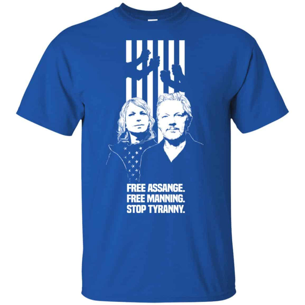 Free Assange. Free Manning. Stop Tyranny. s, , Tank Unisex