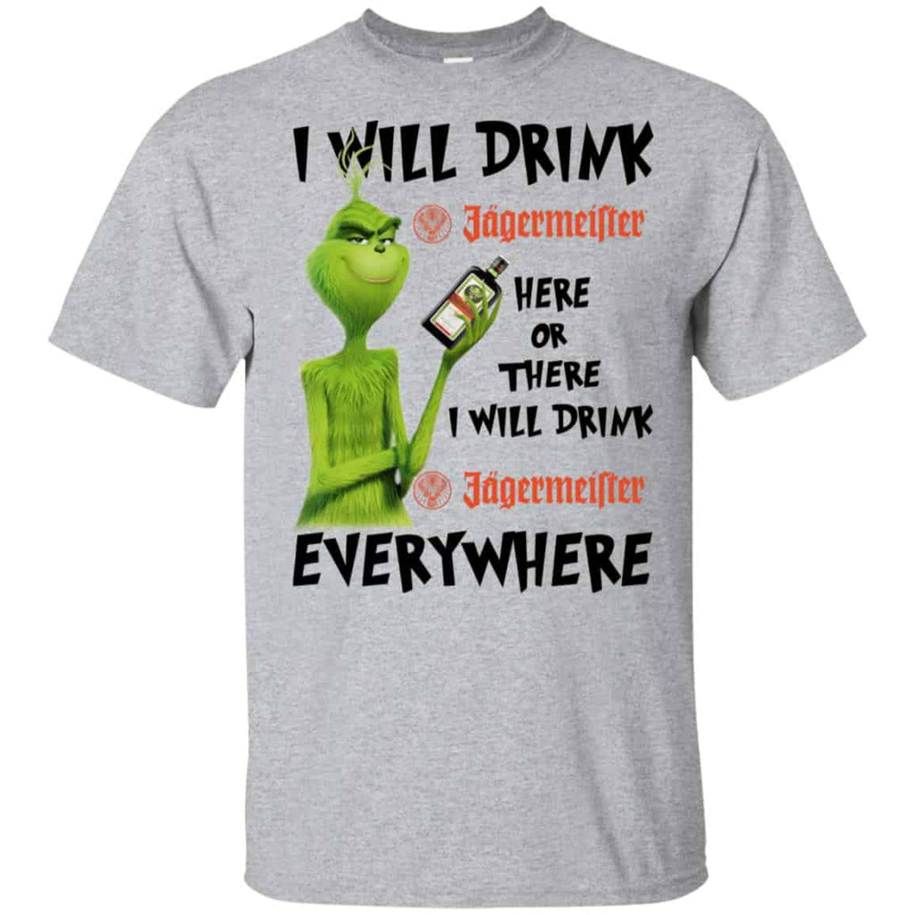 The Grinch: I Will Drink Jagermeister Here Or There I Will Drink Jagermeister Everywhere s, , Tank