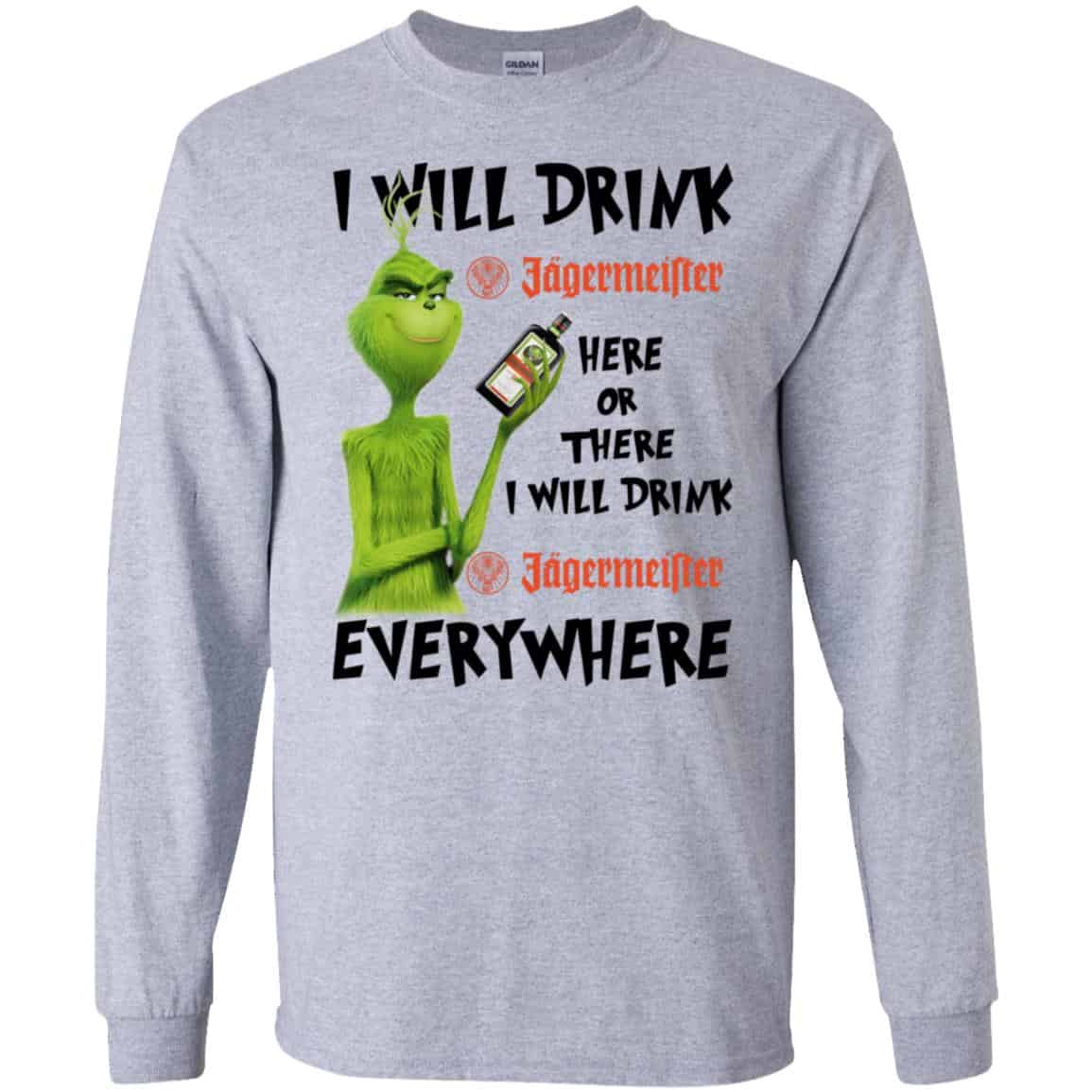 The Grinch: I Will Drink Jagermeister Here Or There I Will Drink Jagermeister Everywhere s, , Tank