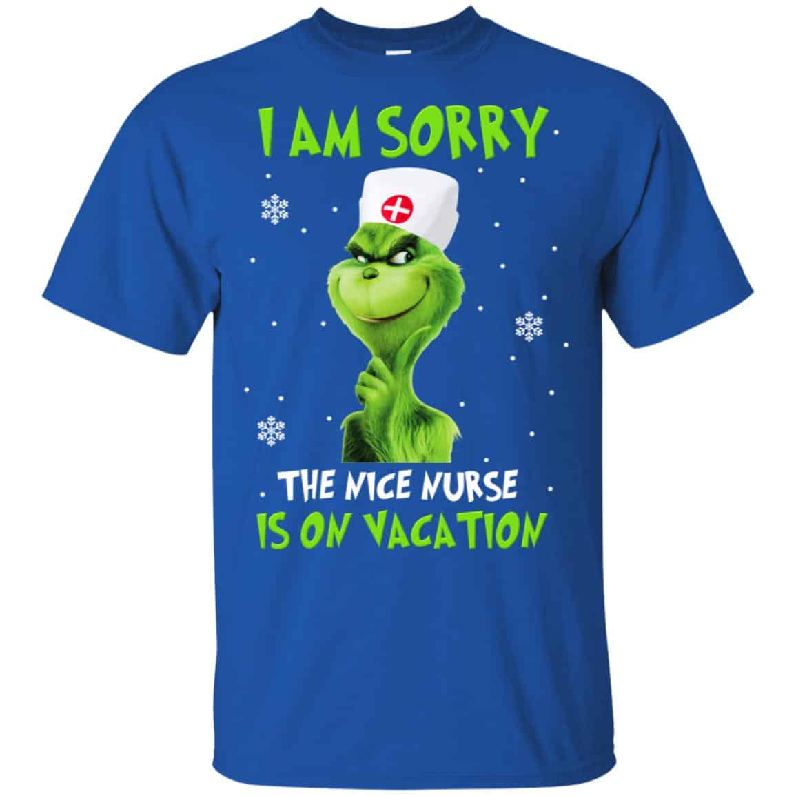 The Grinch: I Am Sorry The Nice Nurse Is On Vacation s, , Tank Unisex