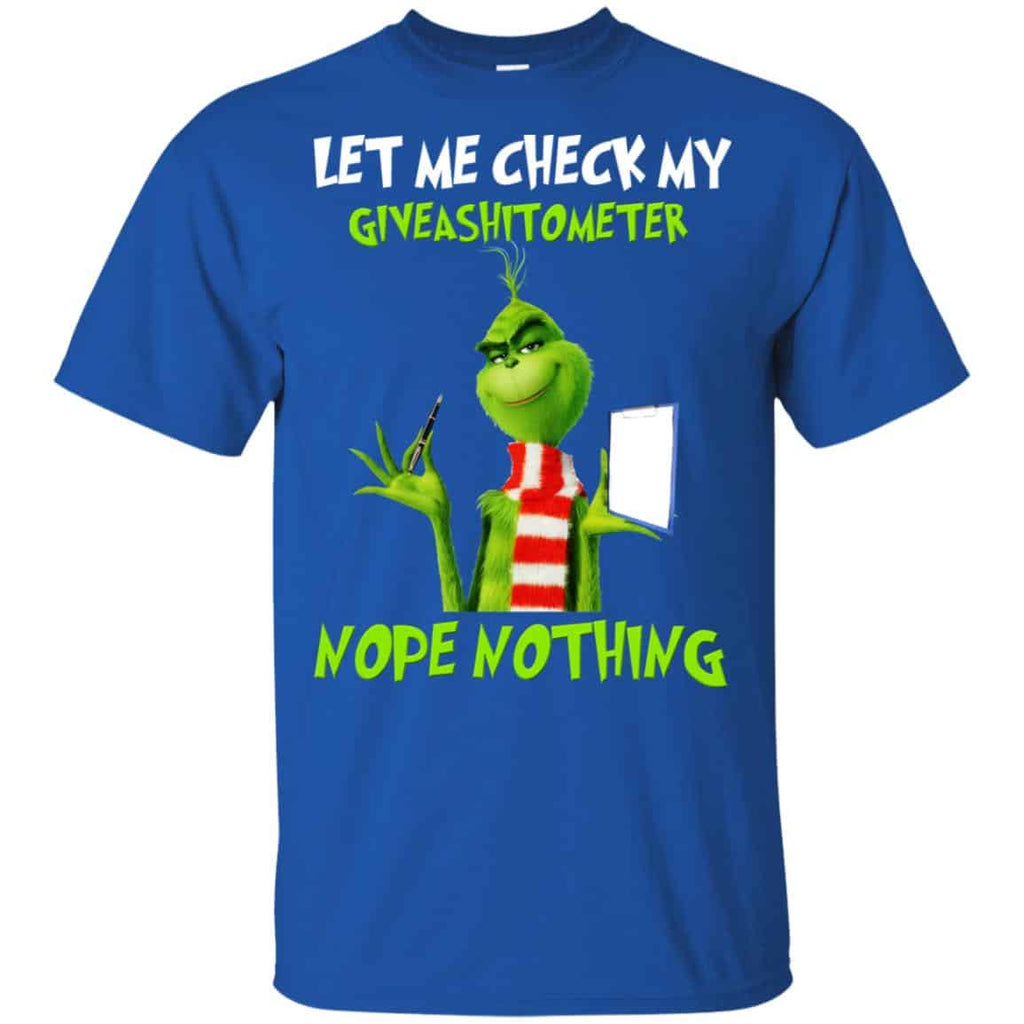 The Grinch: Let Me Check My Giveashitometer Nope Nothing s, , Tank Unisex