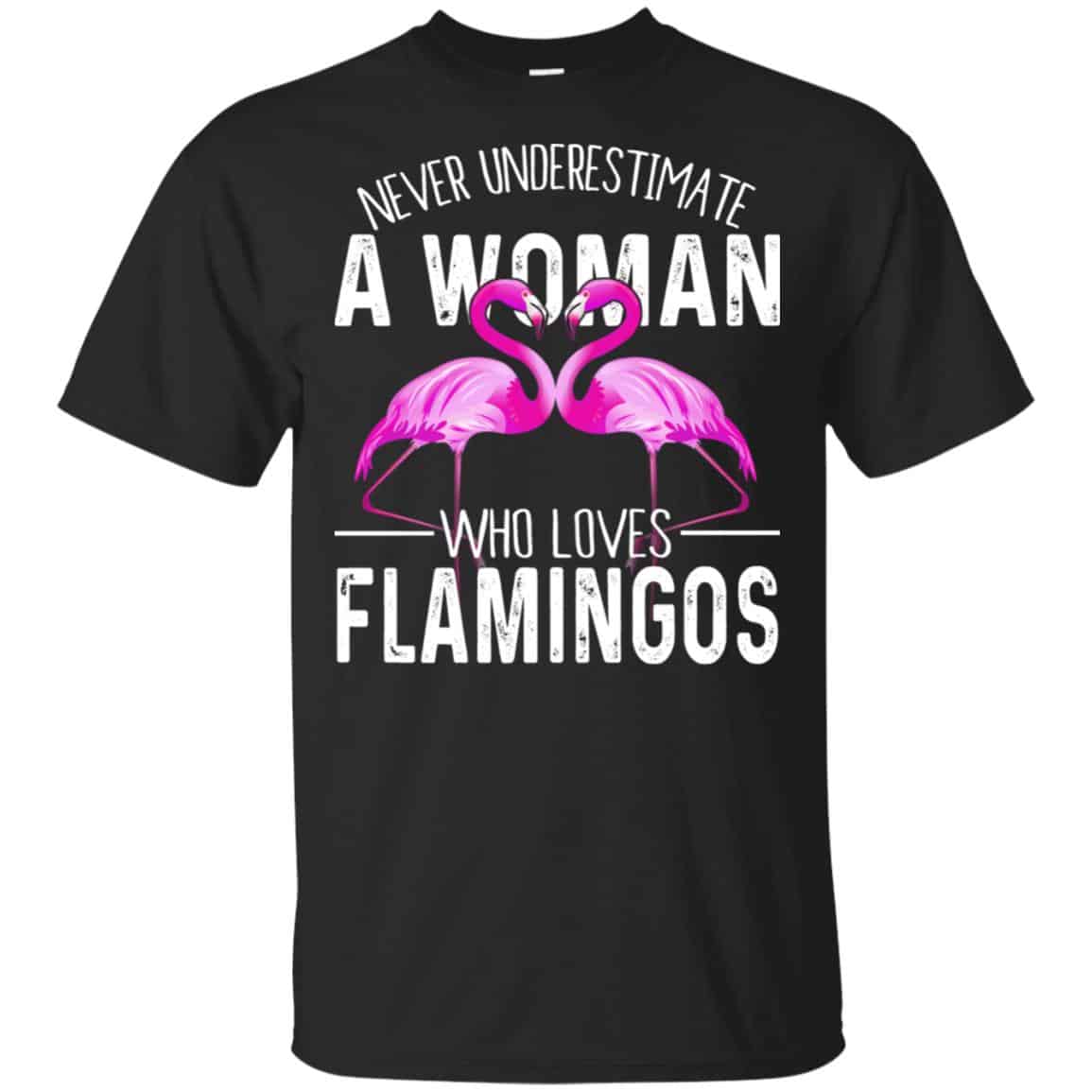 Never Underestimate A Woman Who Loves Flamingos s, , Tank Unisex