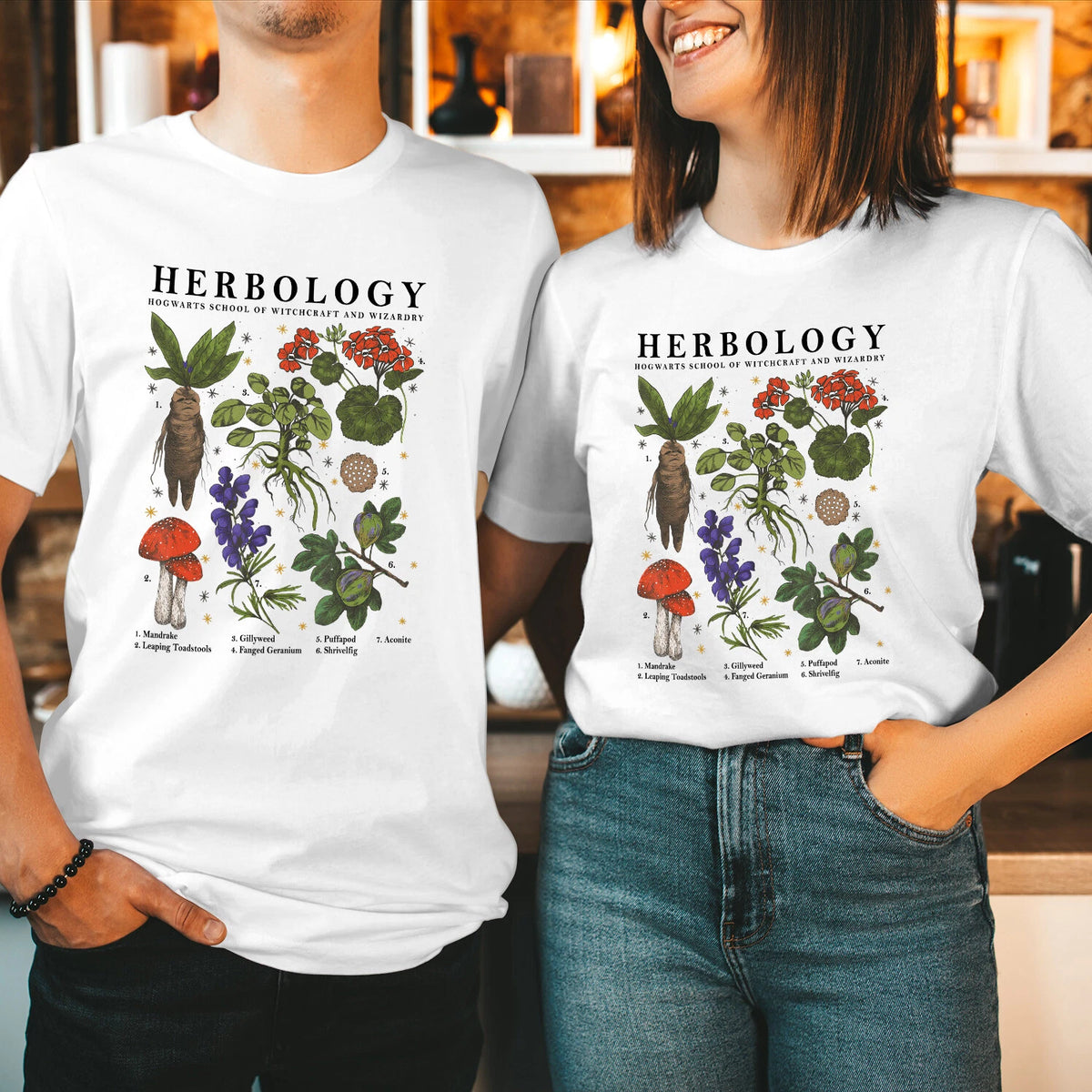 Herbology Plants Halloween T-Shirt Gardening Botanical Lover Gift Shirt T-1763