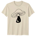 Celestial Mushroom Star Moon Magic T-Shirt Celestial Fungi Nature Birthday Gift