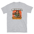 Bearista Barista Bear Coffee Beans Caffeine Cafe Short-Sleeve Unisex T-Shirt
