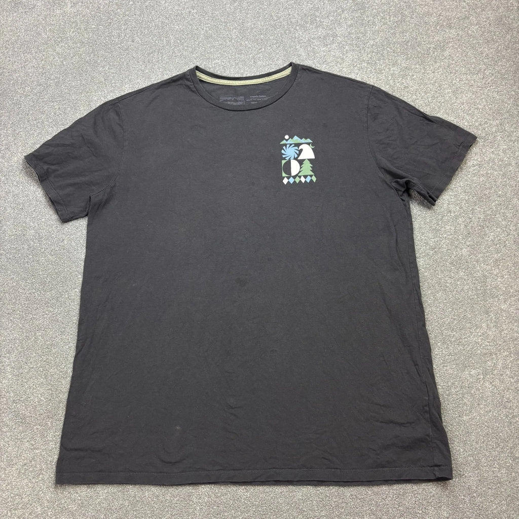 Patagonia Shirt Adult Large Black Cool Hiking Trail Outdoor Organic Cotton Men*