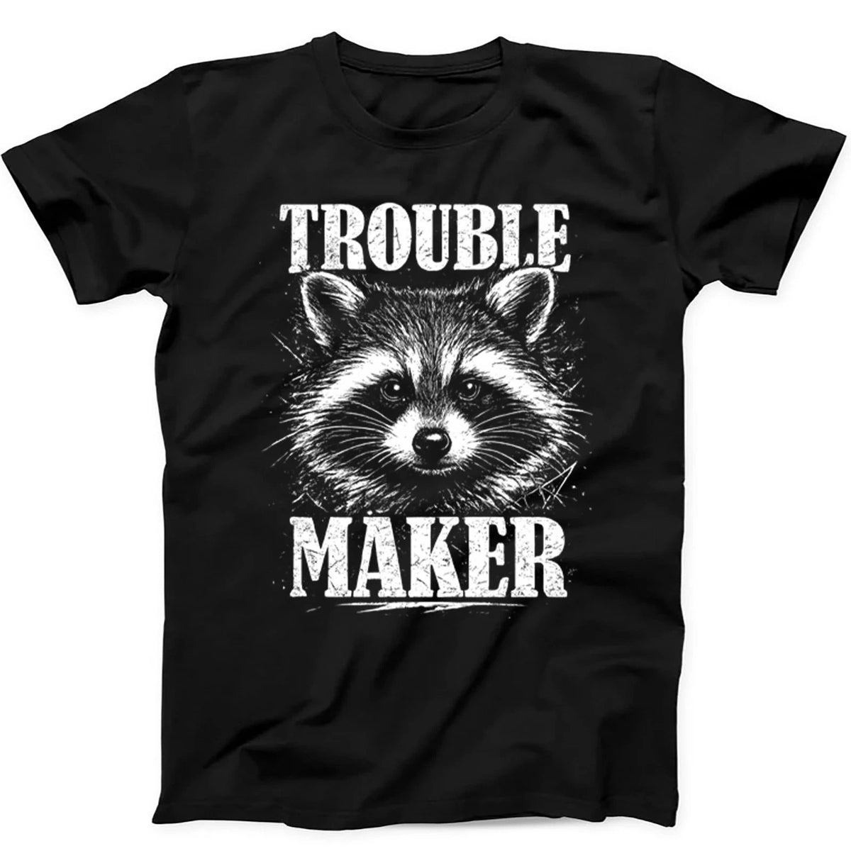 Raccoon Trouble Maker Meme Funny T Shirt   655