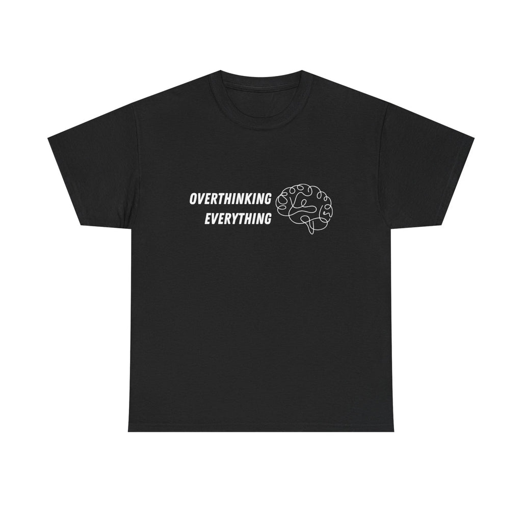 Overthinking Everything brain graphic Tee | Mental Health design