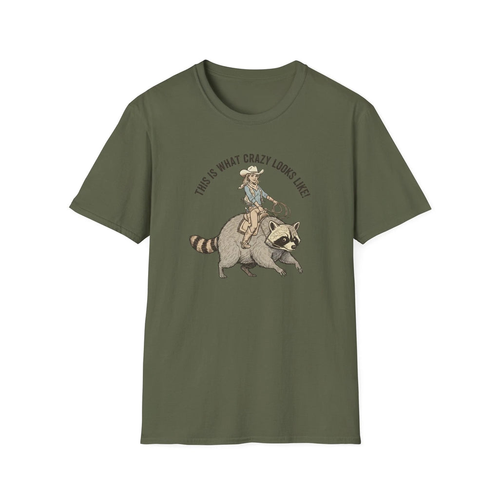 Fun Crazy Raccoon Unisex T-Shirt, Graphic Tee, Cute Animal Shirt, Quirky [...]
