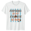 Football Is My Favourite Season T-Shirt Vintage Distressed Sports Fan Gift