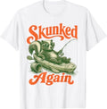 Skunked Again Kayak Fishing Kayaking Angler T-Shirt