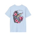 Tropical Fishing Wave T-Shirt | Trout, Hibiscus, Sunset