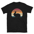 Retro Sunset Farm Animal Lover Rabbit Bunny Short-Sleeve Unisex T-Shirt